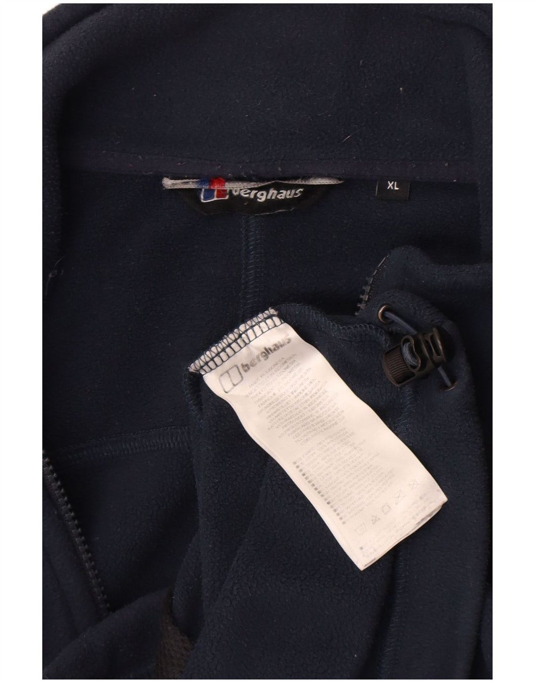 Jaqueta de lã masculina Berghaus UK 42 XL poliéster azul marinho