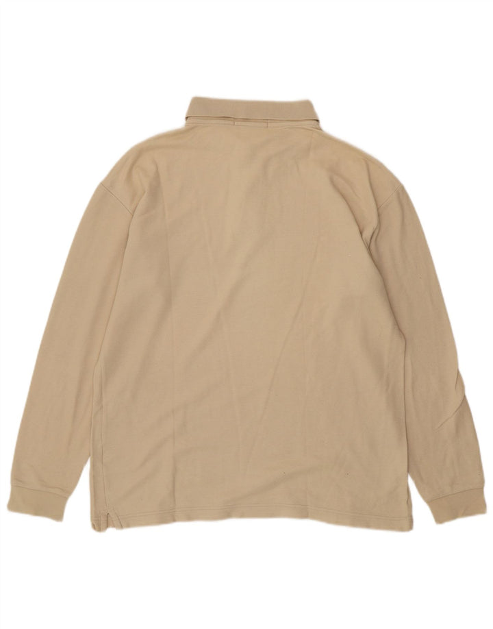 Camisa polo masculina de manga comprida FILA IT 50 Medium Beige