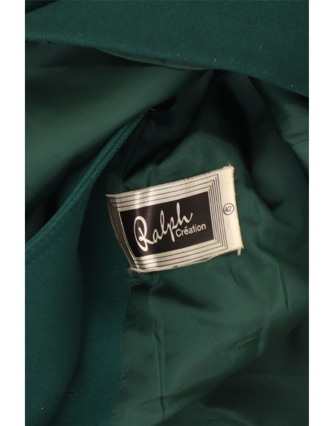 Casaco feminino RALPH com peito duplo IT 42 verde médio