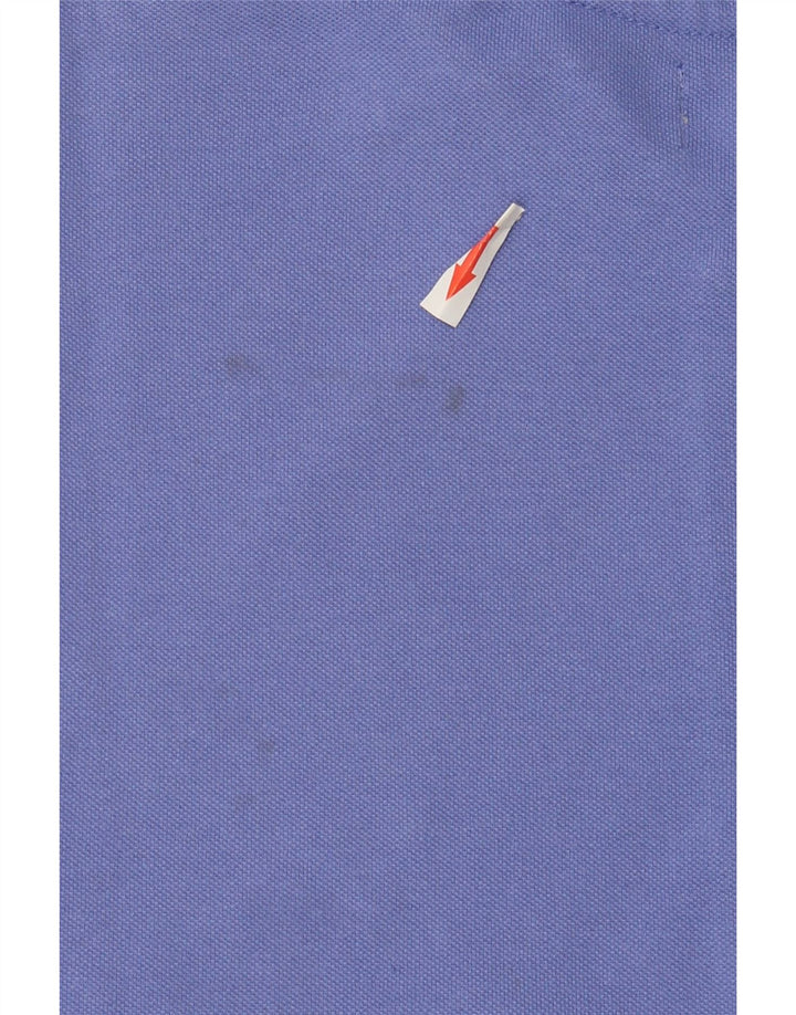 Camisa polo masculina Kappa algodão azul médio