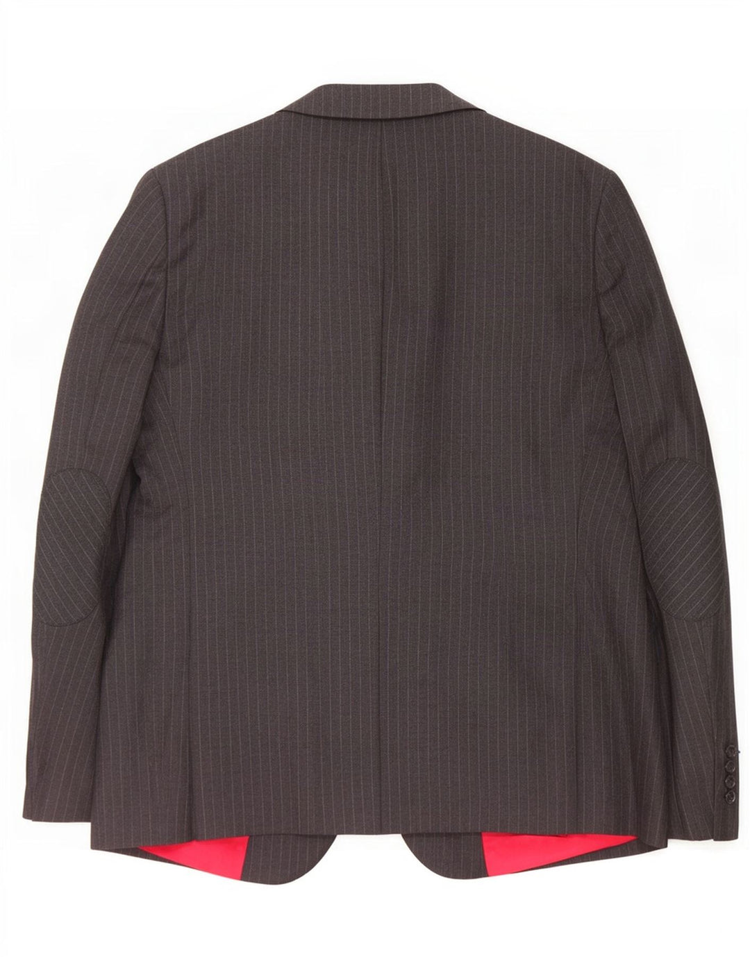 Jaqueta Blazer Masculina Tommy Hilfiger com 2 Botões IT 56 3XL Riscas Cinza