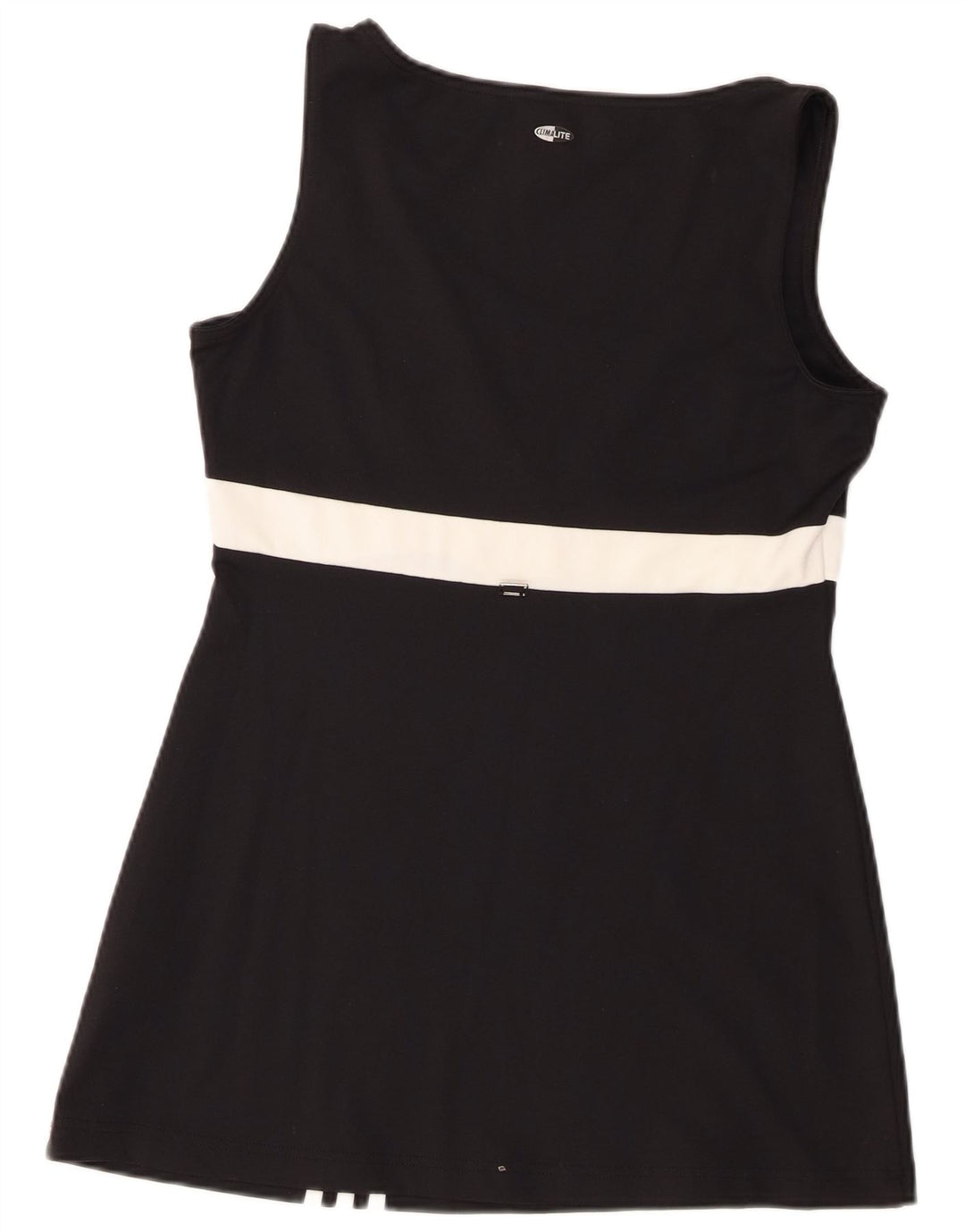 Adidas Womens Climalite Vest Top UK 14 Médio Preto Colourblock Poliéster