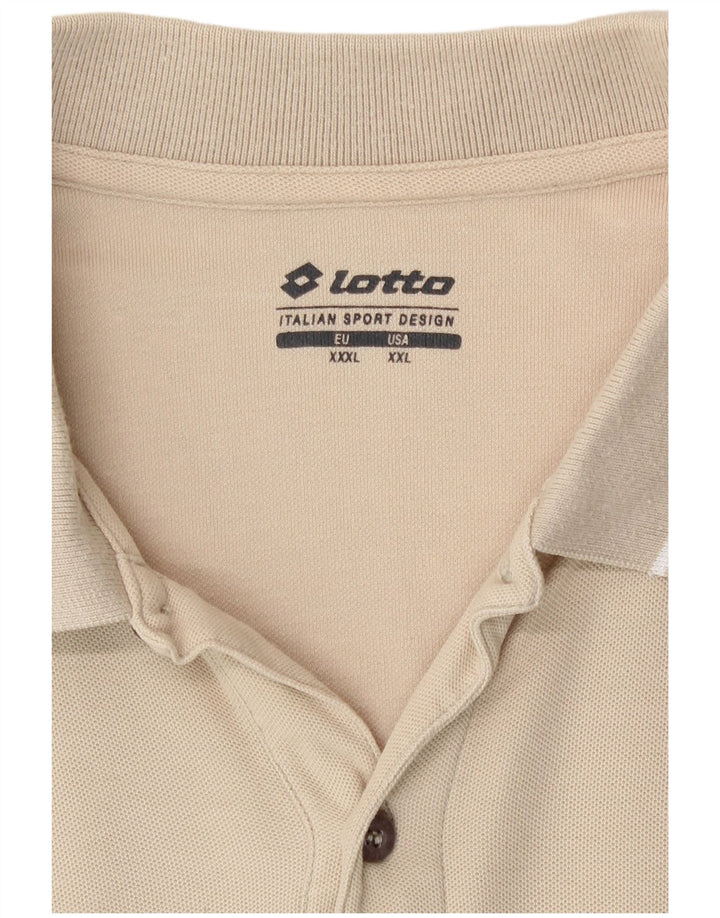 Camisa polo masculina Lotto 3XL bege