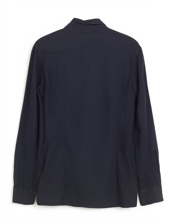 Pulôver feminino Armani Jeans IT 42 linho azul marinho médio