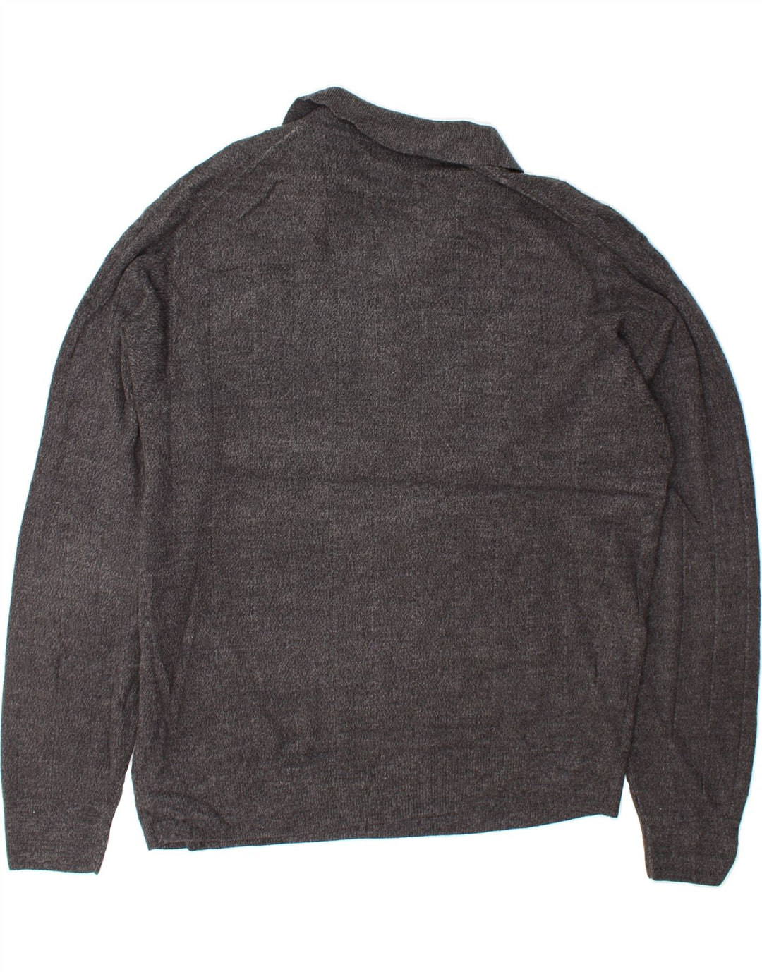 DOCKERS Mens Polo Neck Jumper Sweater 2XL Grey Acrylic Vintage Dockers and Second-Hand Dockers from Messina Hembry 