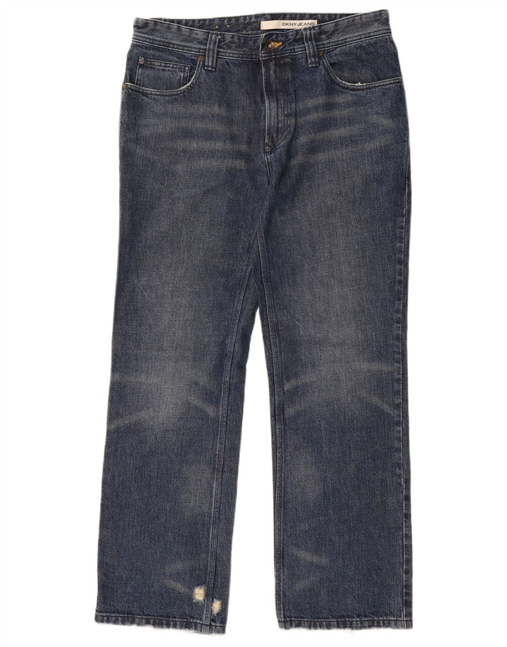 Jeans retos masculinos DKNY W33 L31 algodão azul