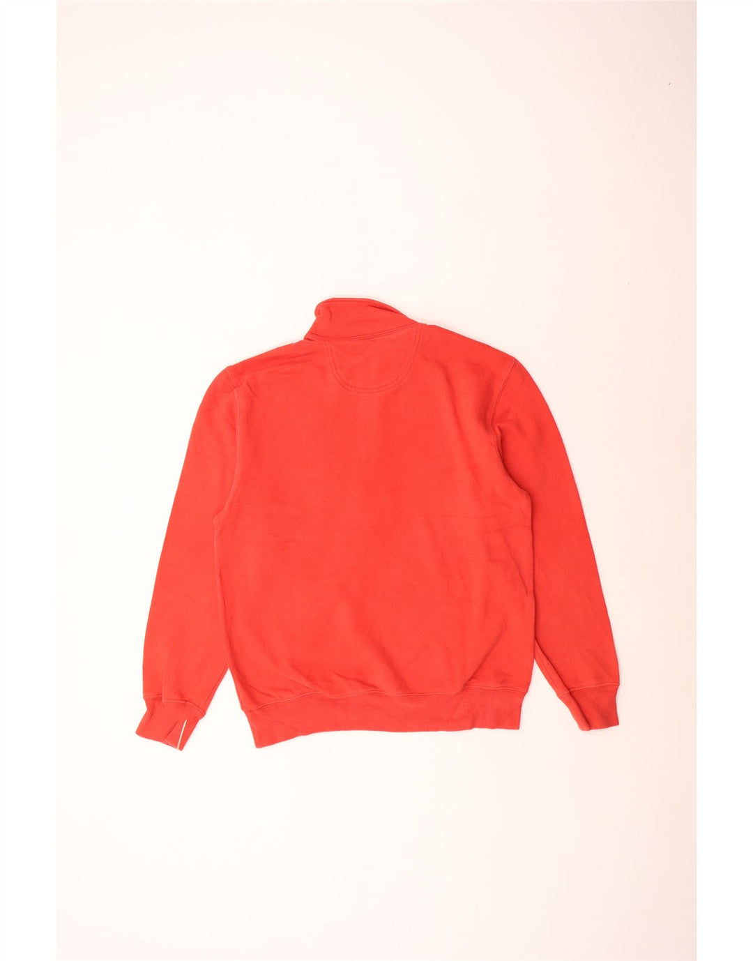 Suéter masculino Izod com zíper 1/4 pequeno algodão vermelho