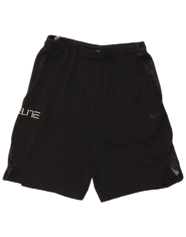 Nike Mens Dri Fit Graphic Sport Shorts Médio Preto Poliéster