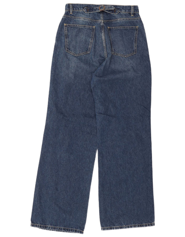 Calça jeans masculina Massimo Dutti com perna larga EU 36 XS W26 L32 azul algodão