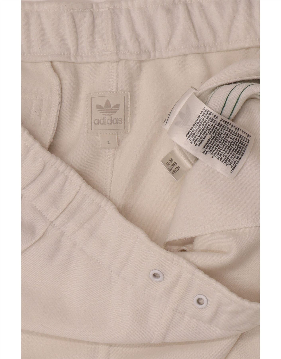 Shorts esportivos masculinos Adidas grande poliéster branco