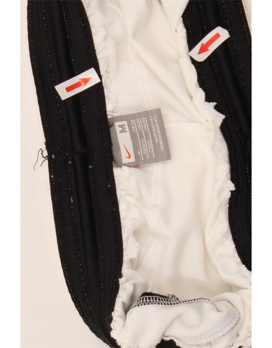 Shorts esportivos masculinos Nike médio branco colorblock