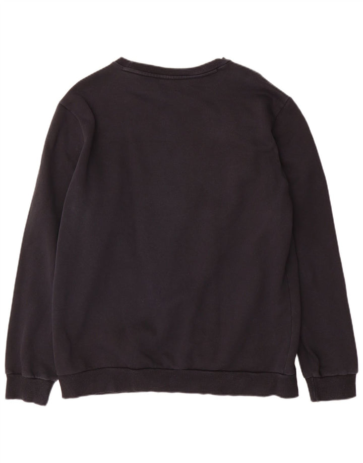 Puma Mens Graphic Moletom Jumper Grande Preto