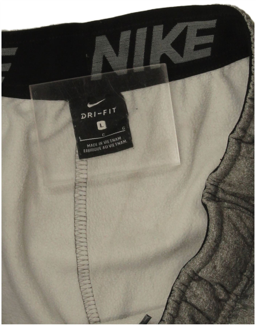 Calça esportiva masculina Nike Dri Fit joggers grande poliéster manchado cinza