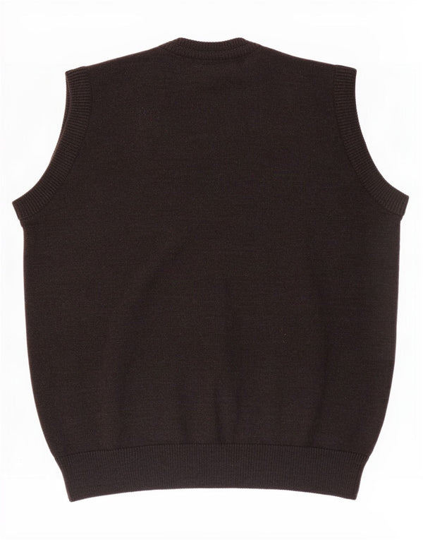 Dardano Mens Vest Tank Top IT 52 Grande Acrílico Cinza