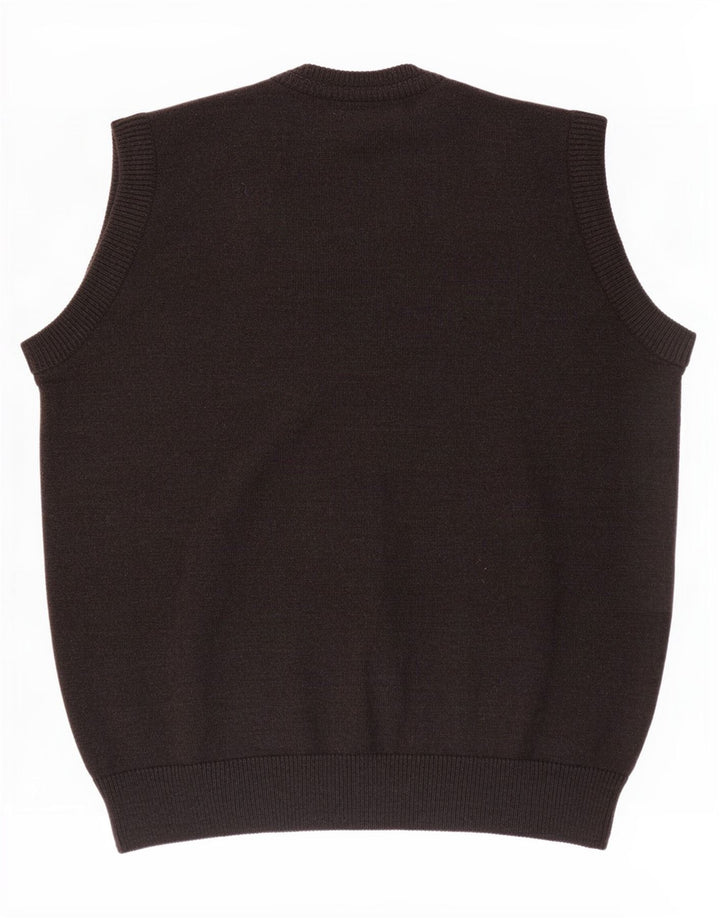 Dardano Mens Vest Tank Top IT 52 Grande Acrílico Cinza