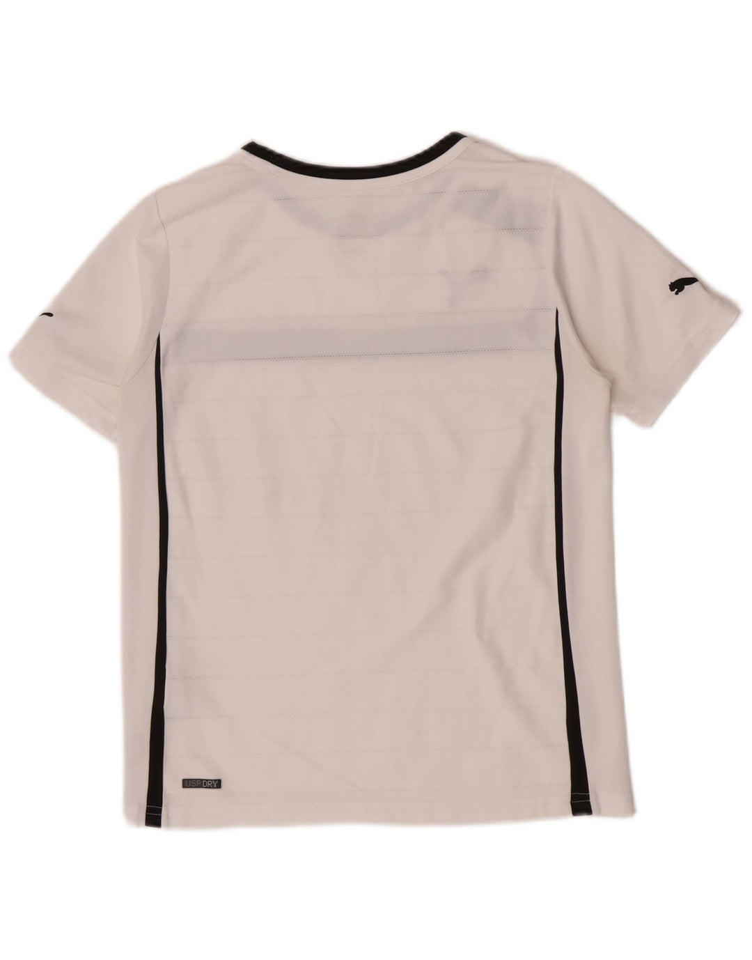 Camiseta Puma Boys Regular Graphic Top 11-12 Anos Branco Colorblock