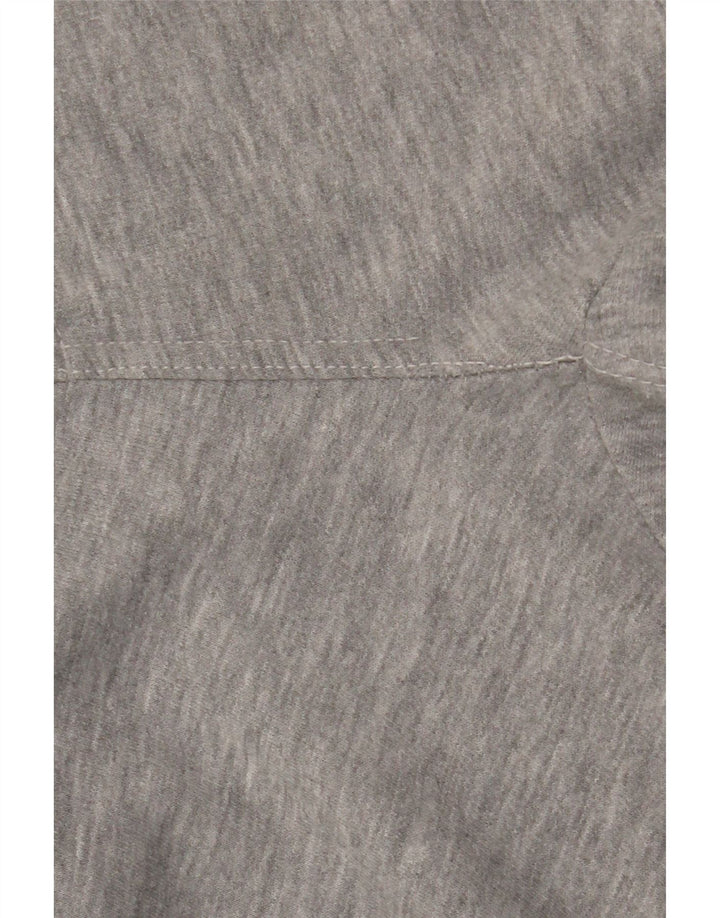 Calça esportiva masculina Tio Sam com estampa gráfica grande cinza manchada