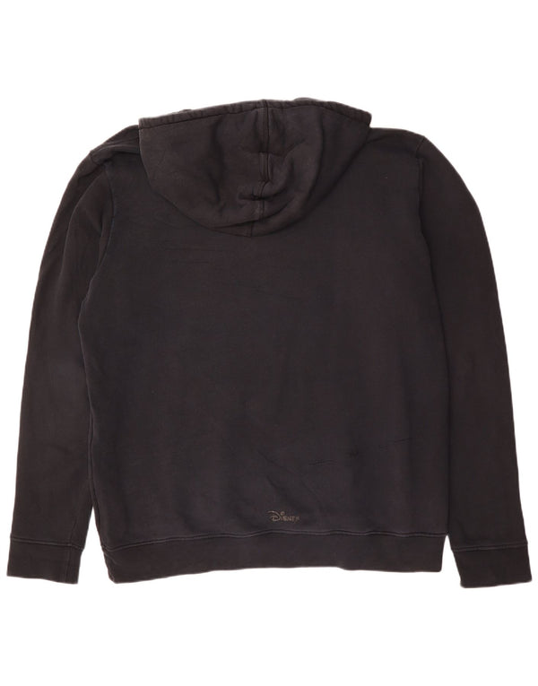 Marcelo Burlon Masculino Mickey Mouse com capuz gráfico Jumper XL algodão preto