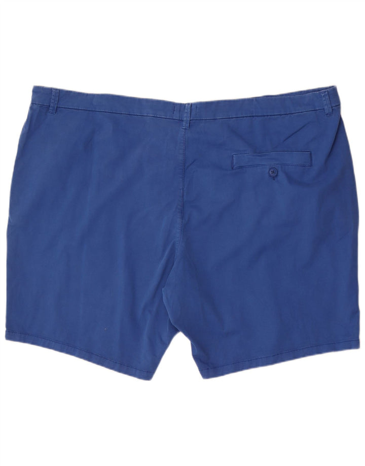 French Connection Mens Chino Shorts W48 4XL Algodão Azul