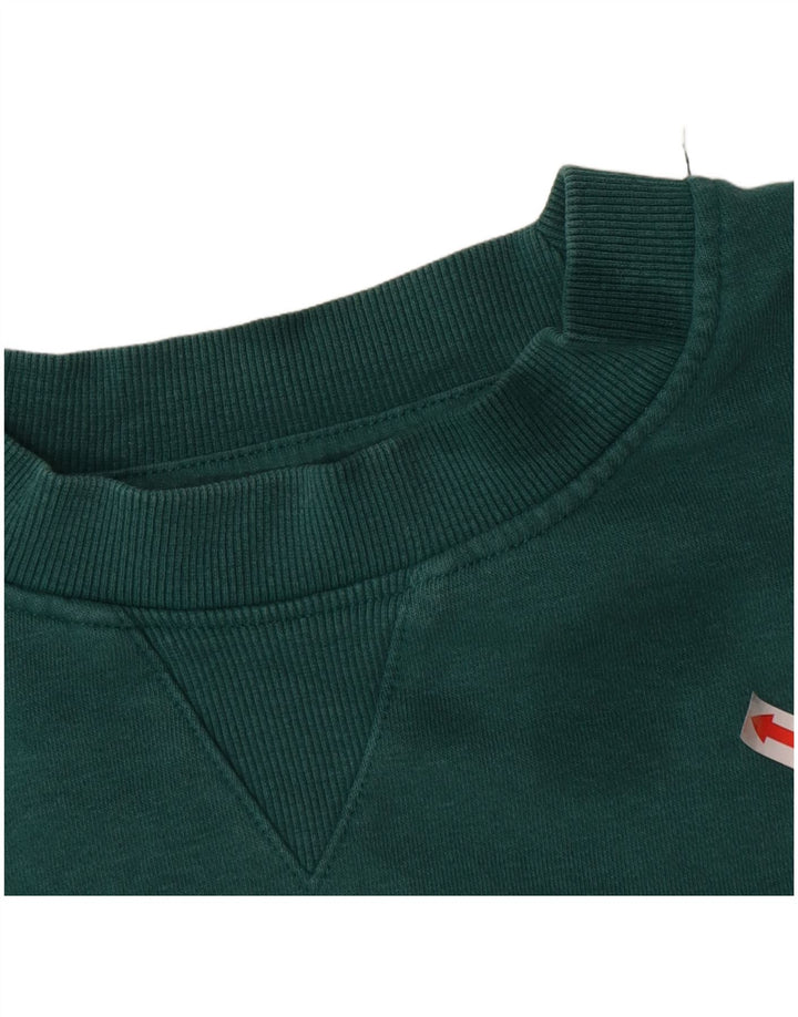 Zara moletom masculino jumper médio algodão verde