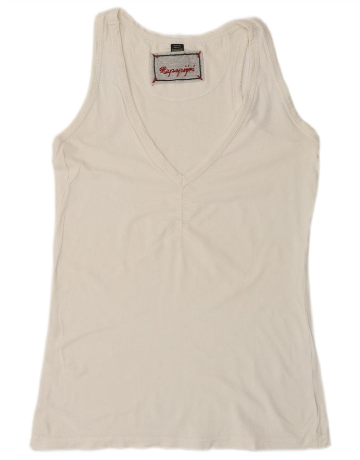 Colete feminino Napapijri UK 6 XS branco