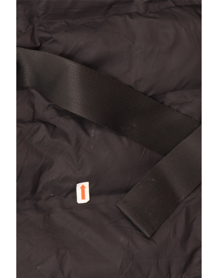 Zara Womens Oversized acolchoado Gilet UK 10 pequeno preto