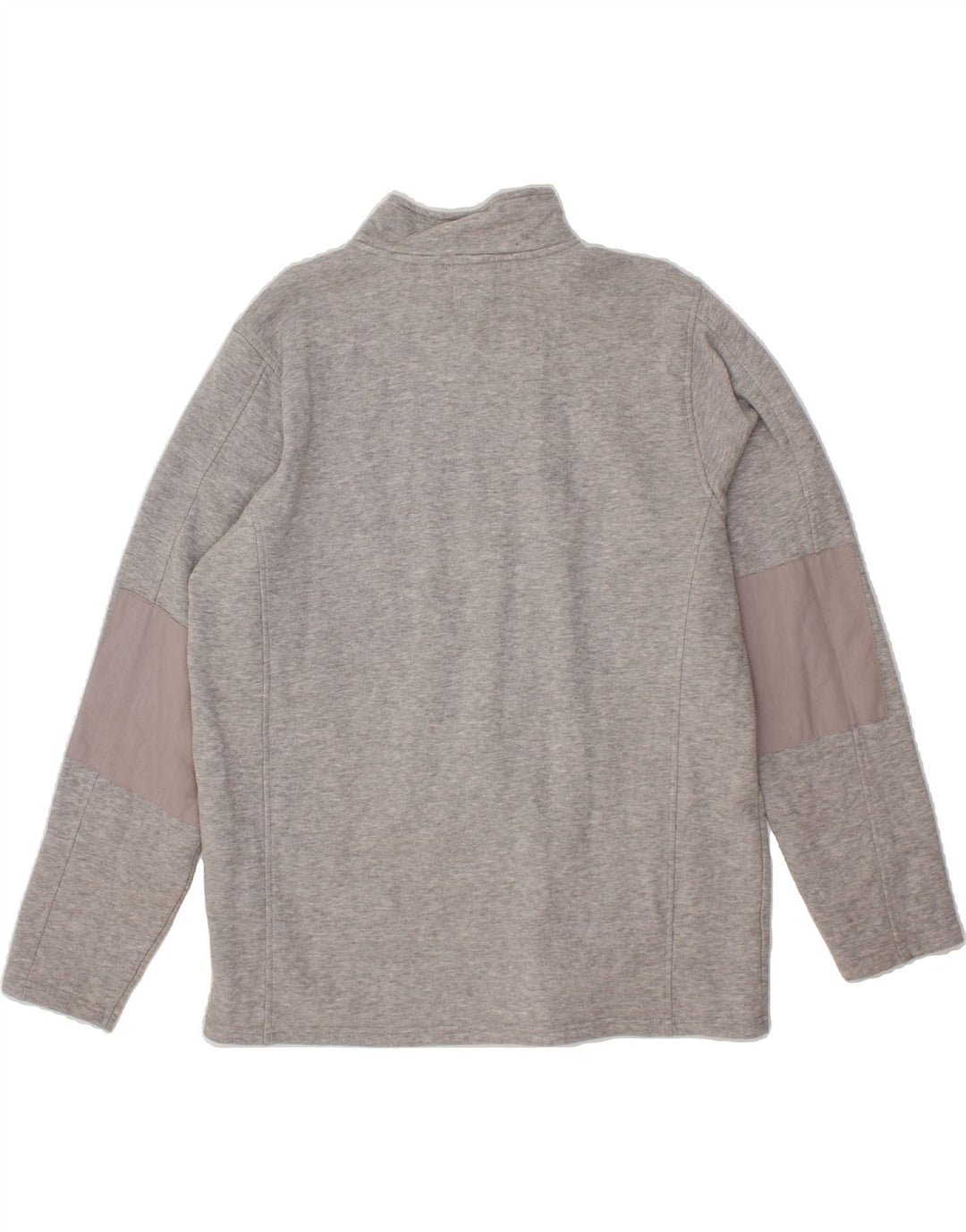 MOUNTAIN WAREHOUSE Mens Zip Neck Sweatshirt Jumper Large Grey Cotton Vintage Mountain Warehouse and Second-Hand Mountain Warehouse from Messina Hembry 