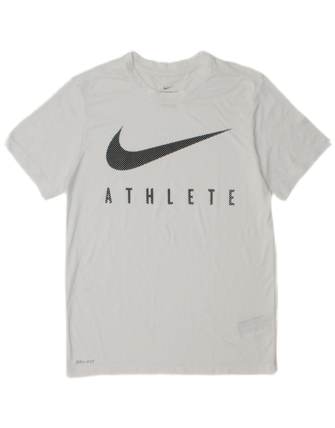 Camiseta Nike Masculina Dri Fit Graphic Top Pequeno Poliéster Branco