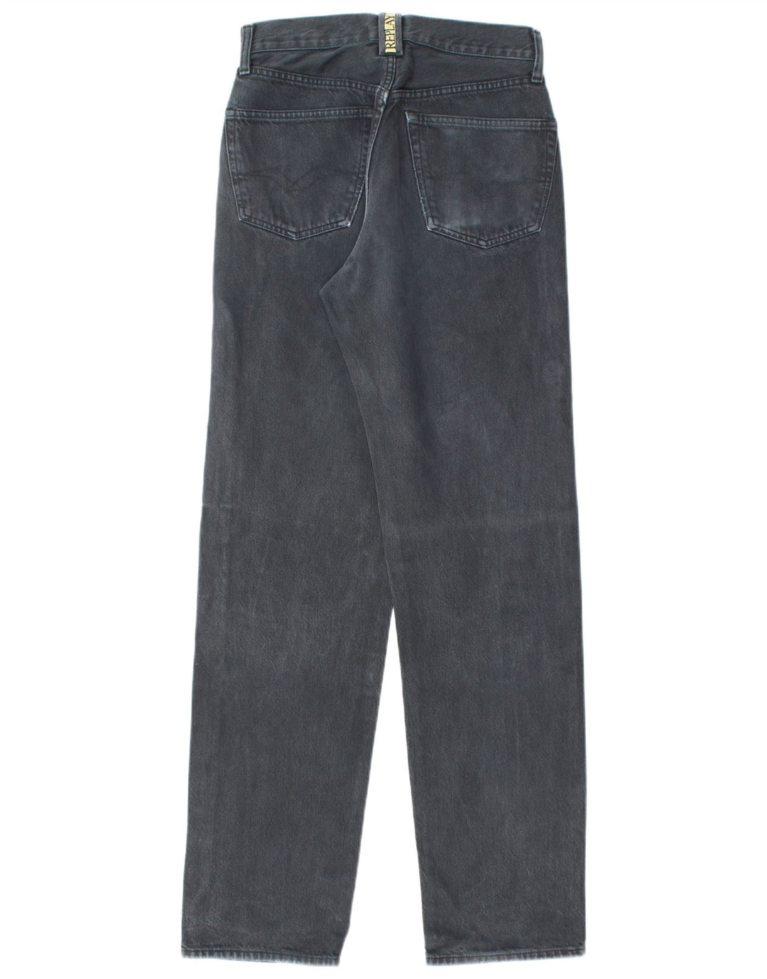 Replay Mens Straight Jeans W28 L32 Cinza Algodão