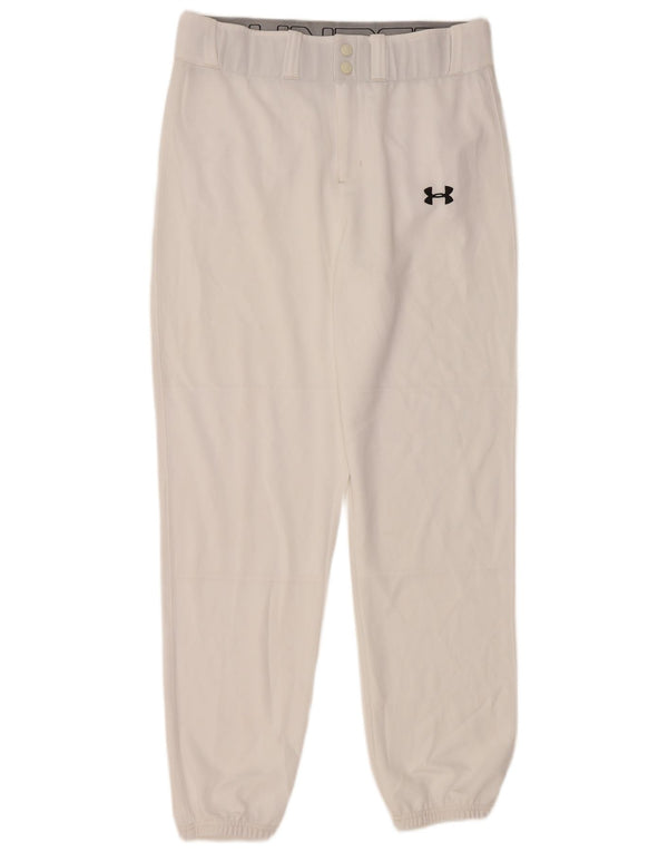 UNDER ARMOUR Mens Joggers Calça Casual Grande W34 L30 Branco