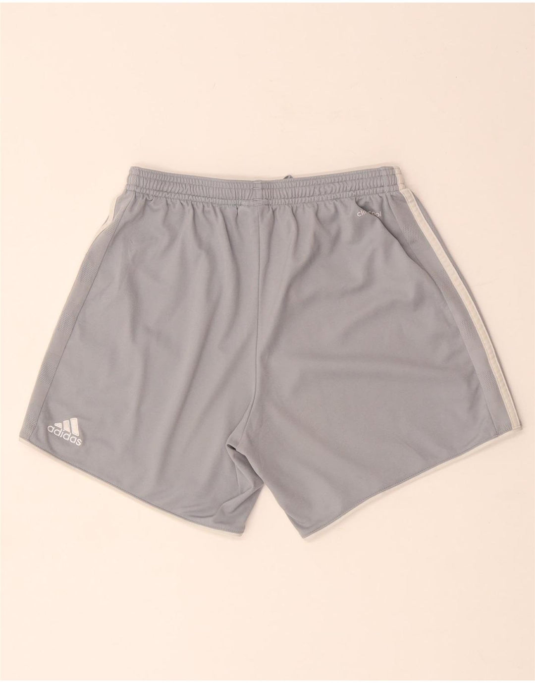 Adidas Womens Climacool Sport Shorts UK 8/10 Pequeno Cinza Poliéster