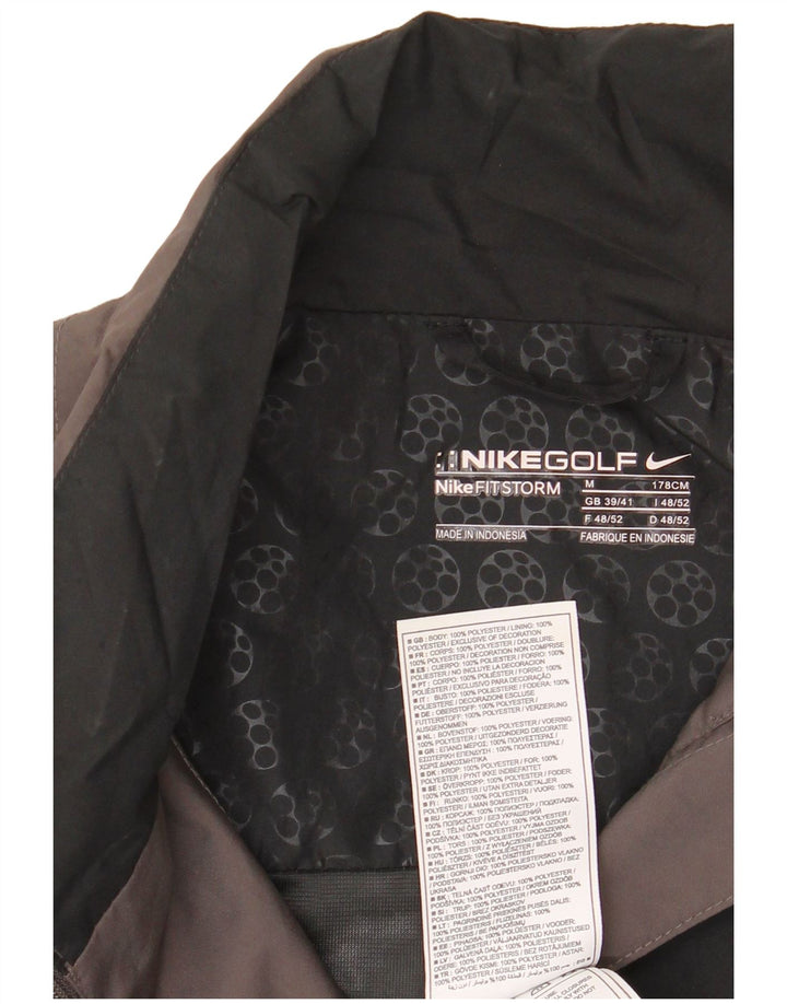 Jaqueta Nike Masculina Graphic Rain UK 39/41 Médio Preto Colorblock Poliéster