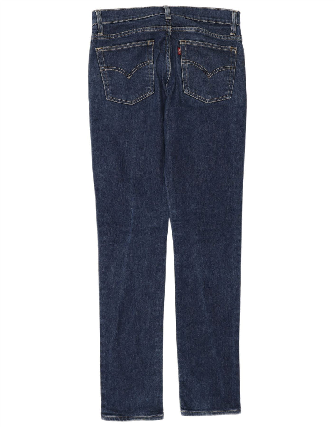 Jeans slim feminino Levi's W28 L34 algodão azul marinho