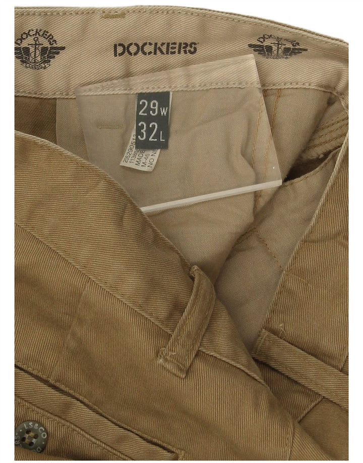 Calça Chino Masculina Dockers Pegged W29 L29 Cáqui Clássico