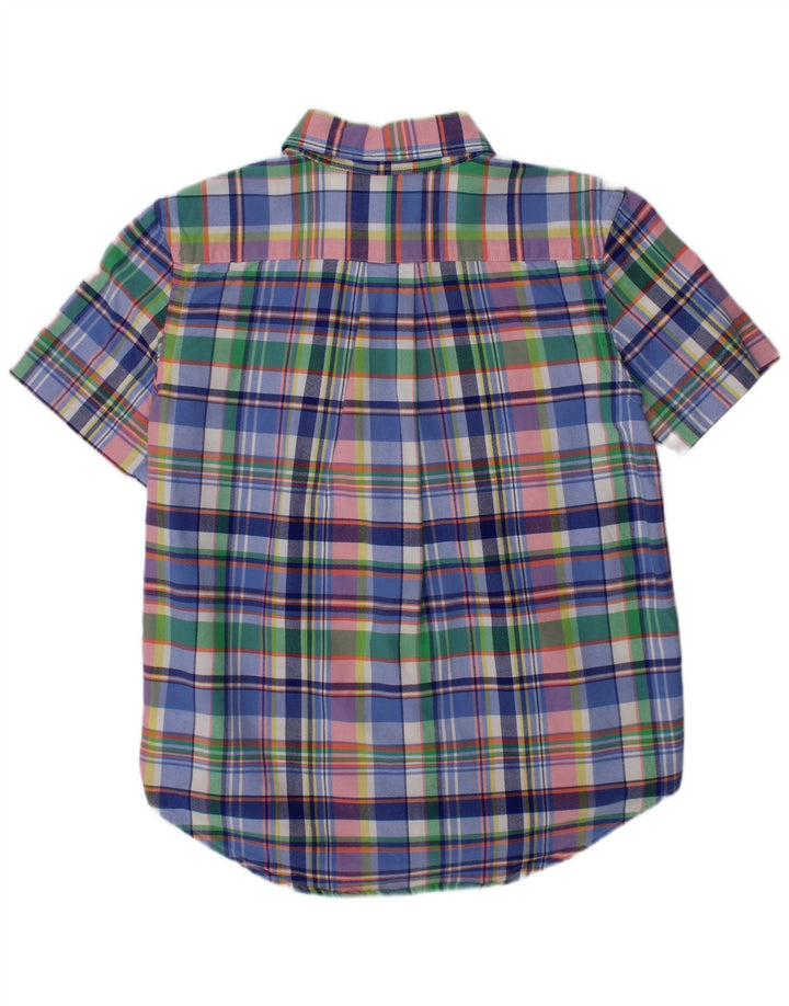Camisa POLO RALPH LAUREN Menino 7-8 Anos Pequena Xadrez Multicolorida