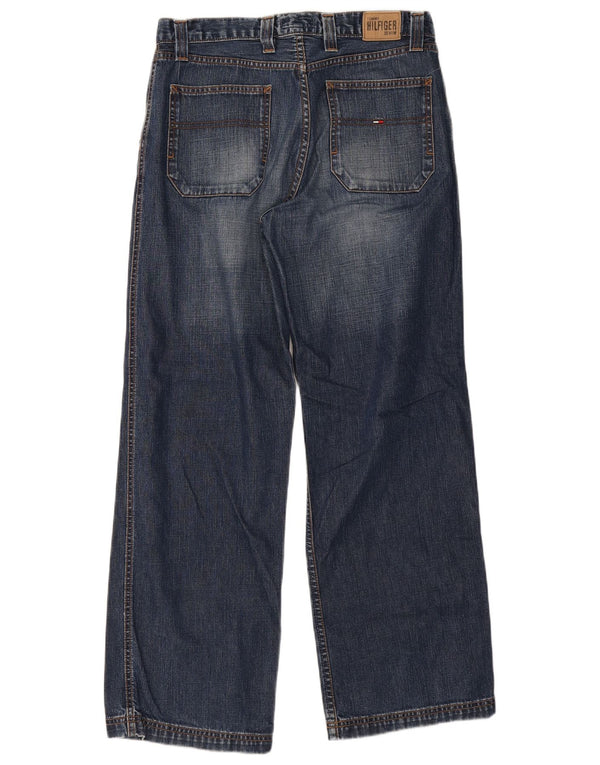 Tommy Hilfiger Masculino Ballpeen Loose Jeans W32 L30 Azul Algodão