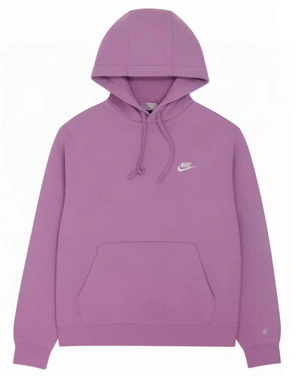 Nike Mens Hoodie Jumper Grande Algodão Roxo