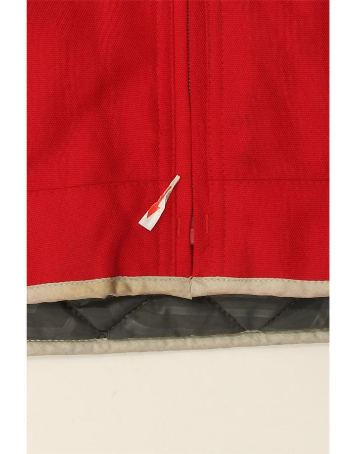 Jaqueta corta-vento masculina Rip Curl UK 40 grande poliéster vermelho Colourblock