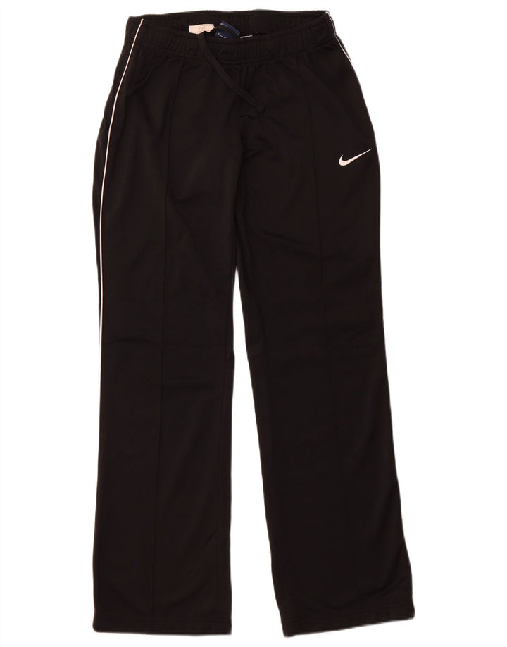 Calça de treino feminina Nike UK 12 poliéster preto médio