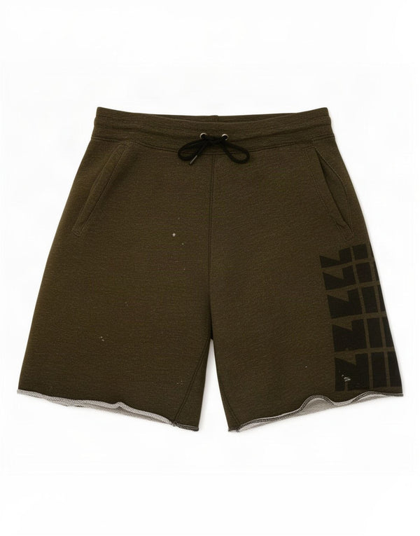 Nike Mens Graphic Sport Shorts Medium Khaki Cotton