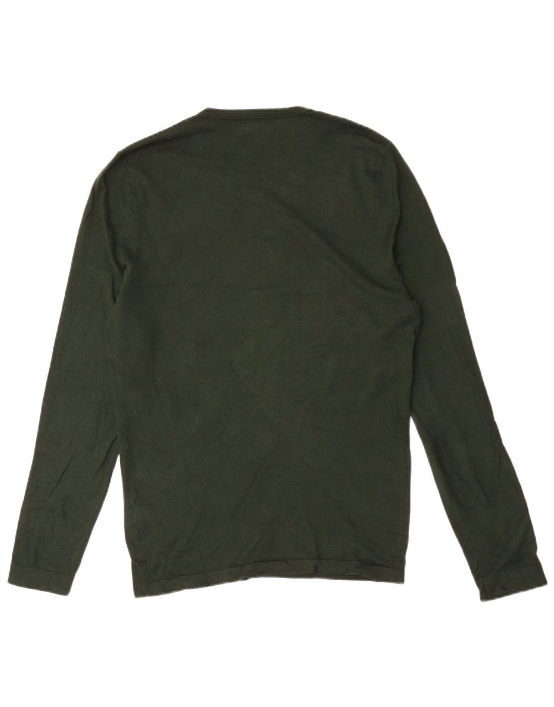Zara Top Masculino Manga Longa Pequeno Verde