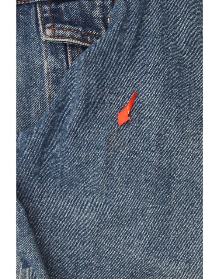 Jaqueta jeans masculina CHAPS UK 38 algodão azul médio