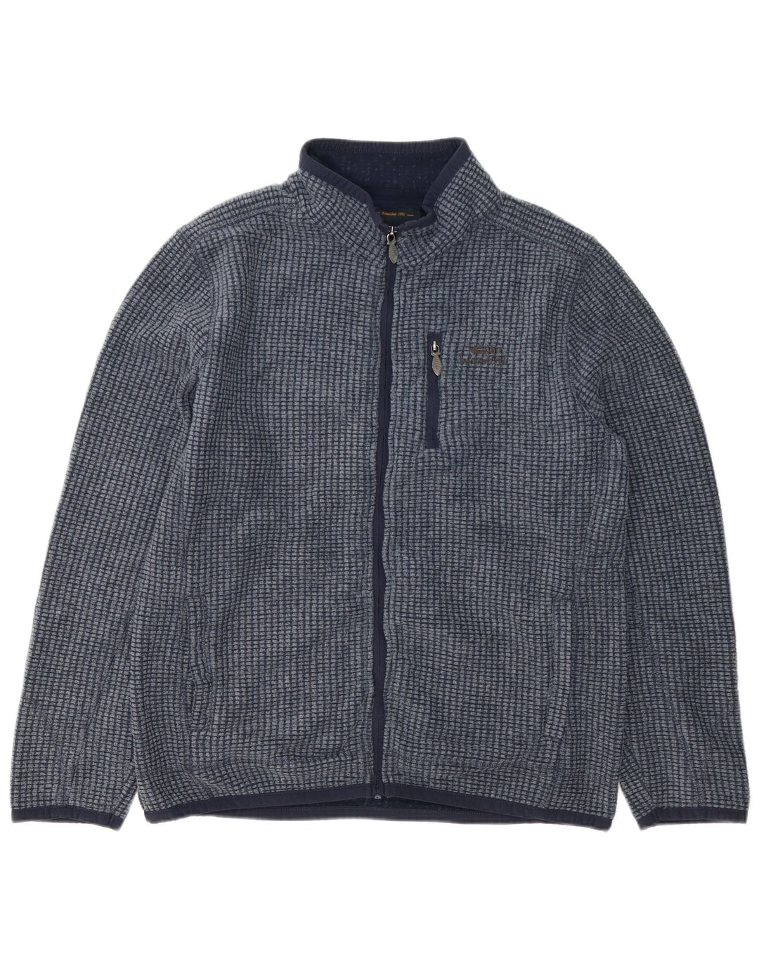 Jaqueta de lã masculina Weird Fish grande poliéster azul marinho