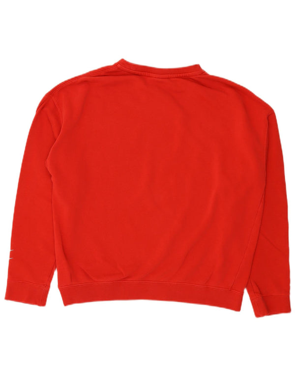 Moletom Nike Girls Swoosh Graphic Standard Fit 13-14 anos XL vermelho
