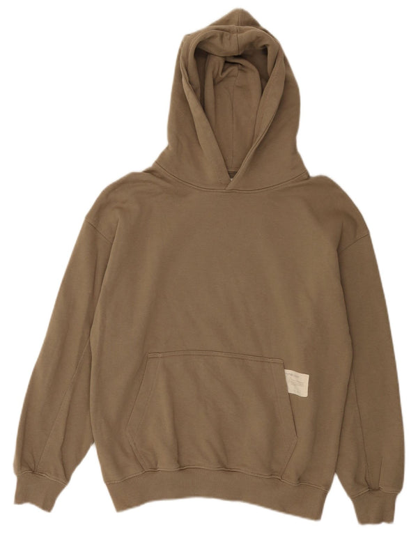Zara Boys Jumper com capuz 11-12 anos algodão marrom
