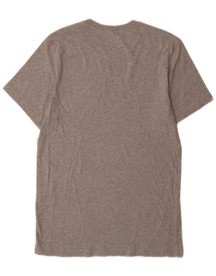 Nike Mens Camiseta Top Pequeno Algodão Cinza