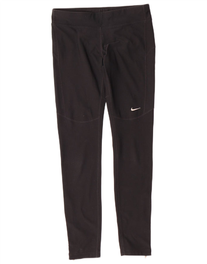 Leggings femininas NIKE UK 10 pequenas pretas de poliéster