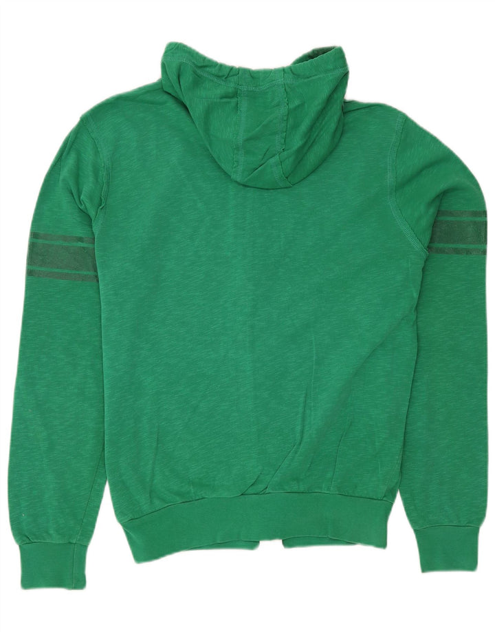 Suéter masculino ERREA com capuz e zíper grande algodão verde