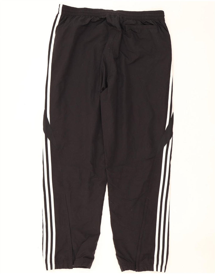 Adidas Mens Treino Calças Joggers Grande Poliéster Preto