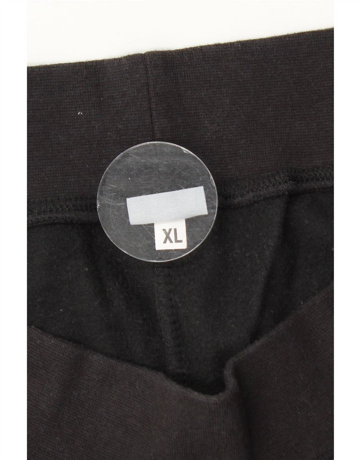 Calça de treino feminina ASICS UK 18 XL algodão preto